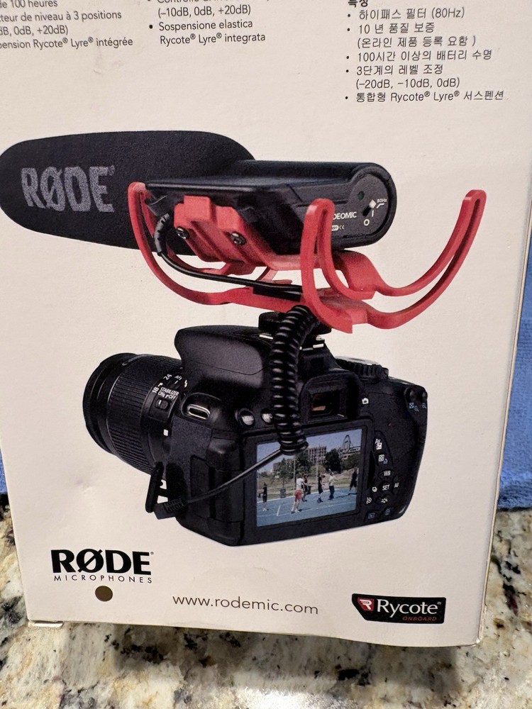 Rode VideoMic Directional microphone, boxed New