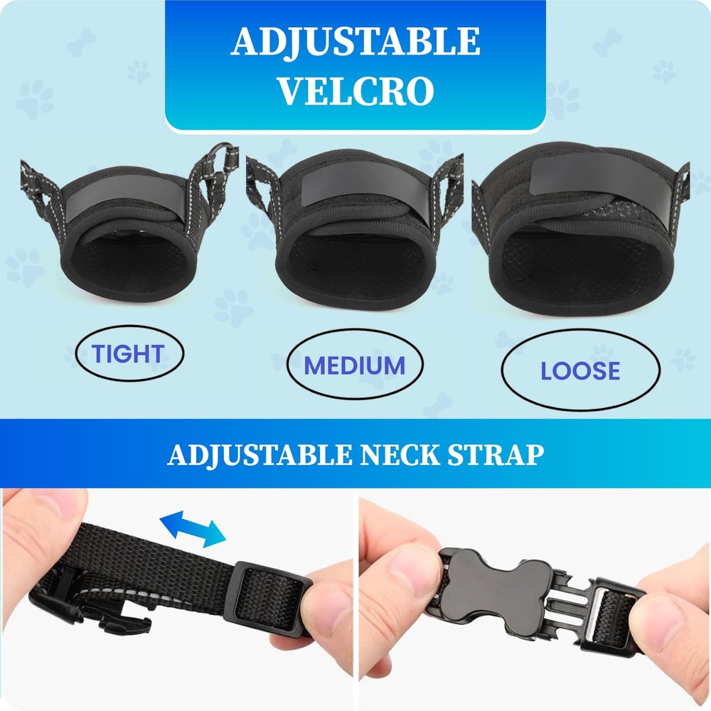 Dog Muzzle Medium Sized Dogs - Soft Muzzle for Medium Sized Dog with Air Mesh...