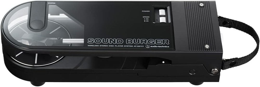 Audio Technica Sound Burger Portable Bluetooth Turntable (Black)