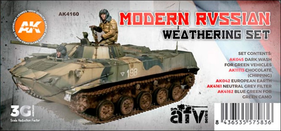 AK Interactive: Modern Russian - Weathering Set - AK4160
