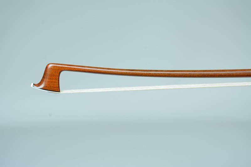 Recommend!! Silver mounted!An IPE Viola Bow ,unique forg! Master Piece!70.5G