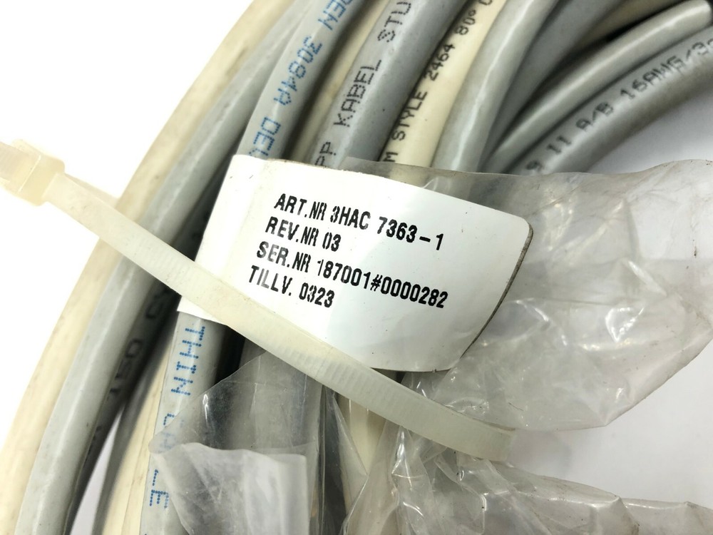 ABB 3HAC 7363-1 Rev. 03 Robot Control Cable Assembly, Robotics Cordset