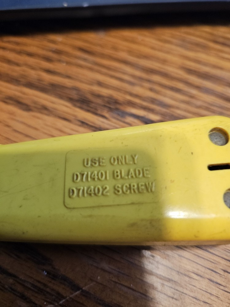 Harris-Dracon D714 Punch down Impact Tool Spring Loaded Reversible Blade