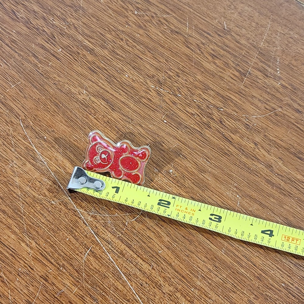 Teddy Bear Metal Lapel pinback Hat Pin