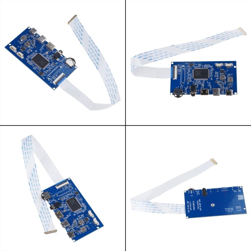 30pin EDP LCD Screen Driver Board Automatic Recognition 2-Channel with Cable