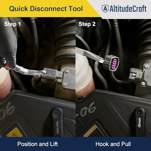 60° Angled Electrical Disconnect Pliers, Auto Connector Release Tool 60 Degree