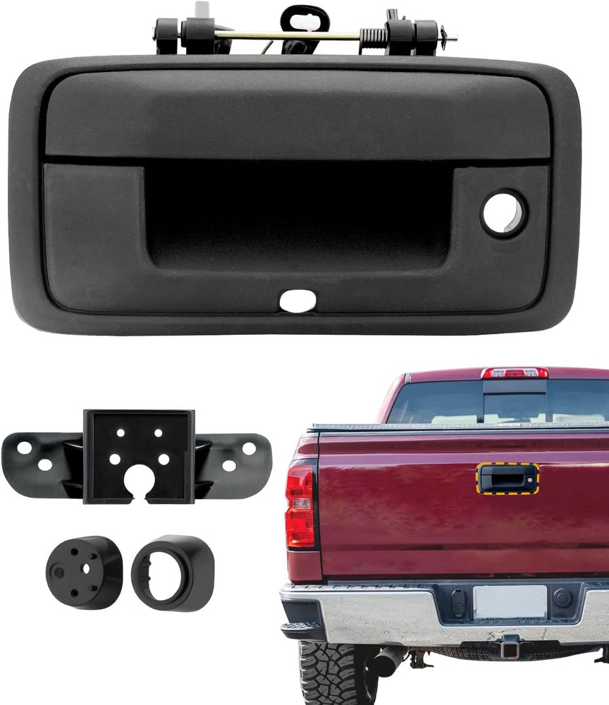 Tailgate Handle Kit w Keyhole Camera Hole Chevy Silverado GMC Sierra 2014–2015