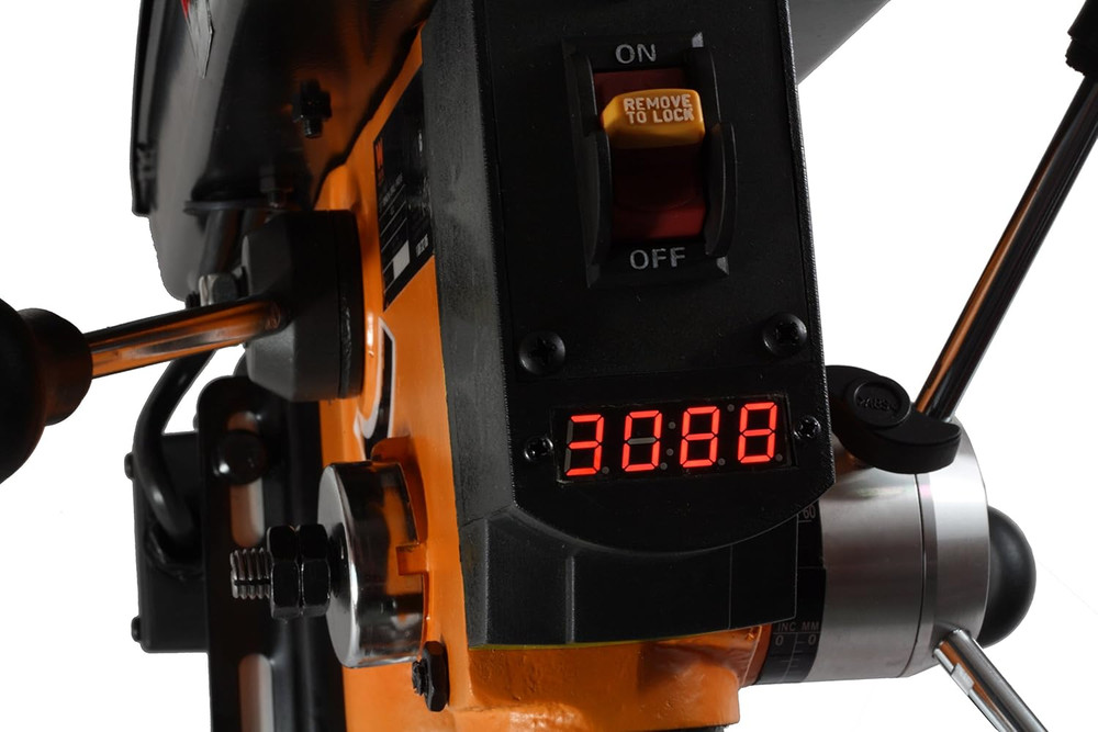 10-Inch Benchtop Drill Press, 6.2-Amp Variable Speed Motor with Cast Iron Constr