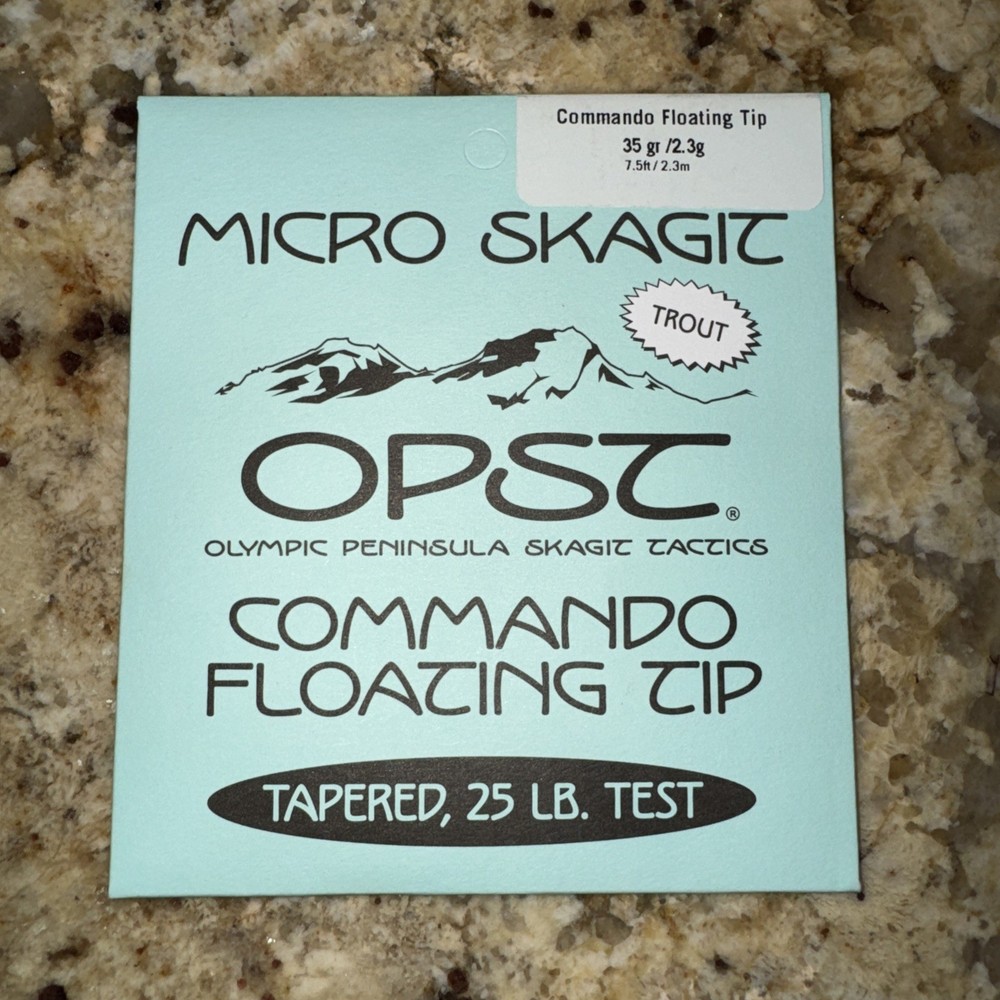 OPST Micro Skagit Commando Floating Tip - 7.5 Foot, 35 Grain - New