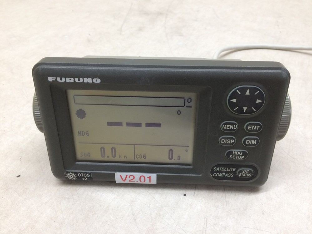 Furuno SC-502 Satellite Compass Display Head V2.01 Screen Button