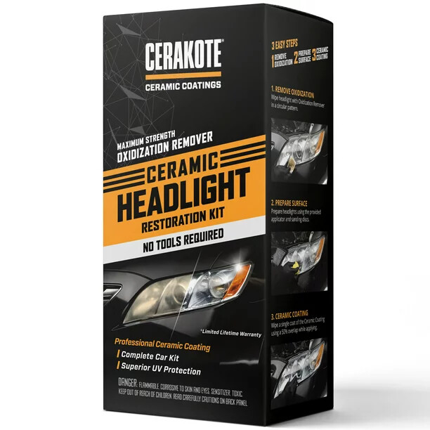 Cerakote Ceramic Headlight Restoration Kit not tools required