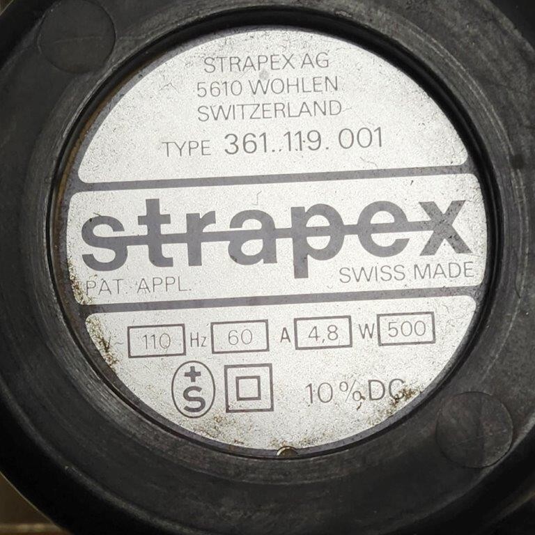Strapex 361.119.001 Plastic Strapping Tool 110 Volts Used Tested