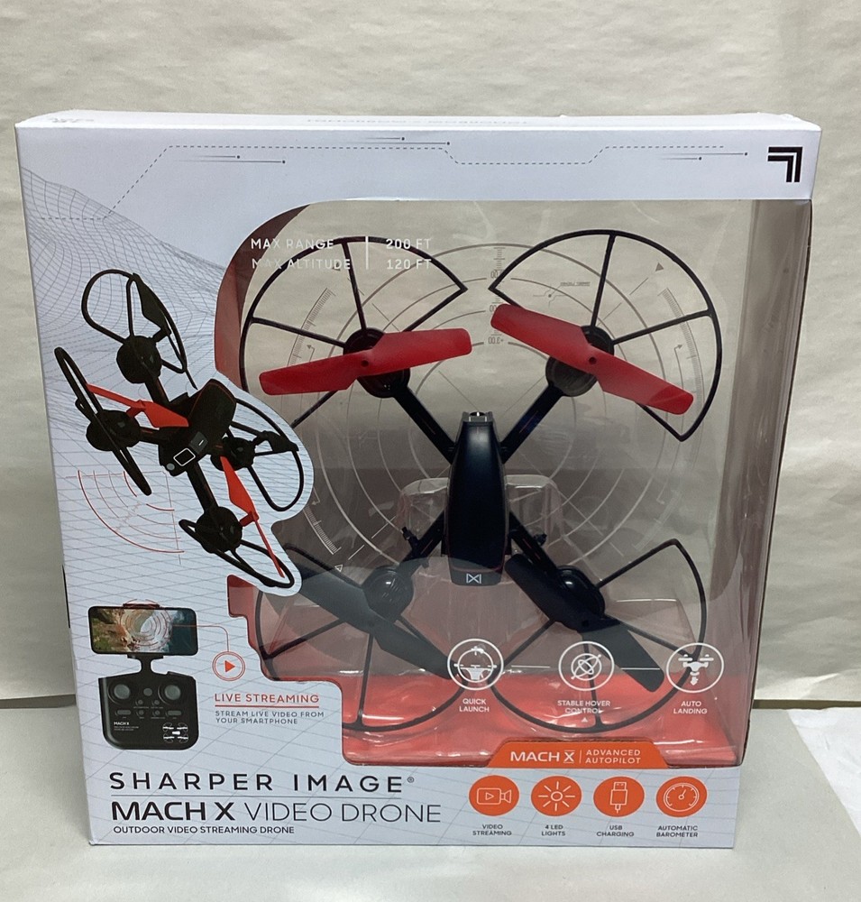 Sharper Image Drone with Streaming Camera- Free S&H