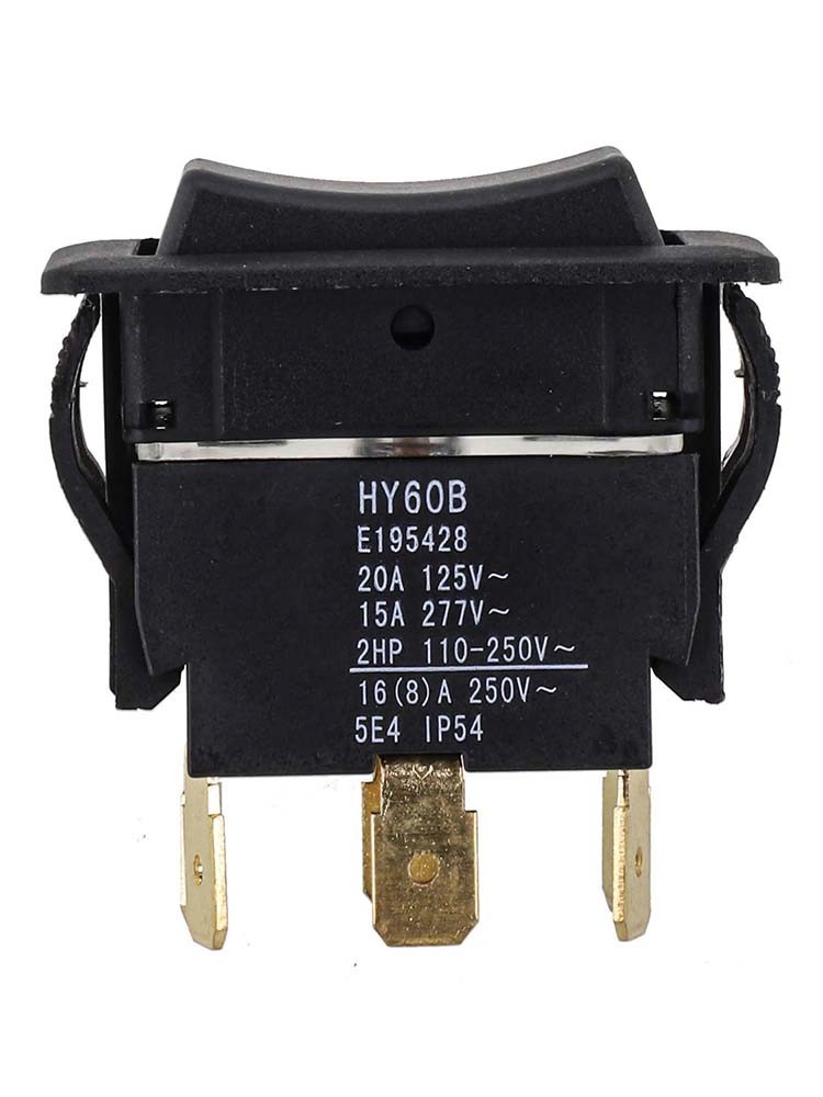 HY60B Robust Rocker Switch Designed to Handle Strong Power Loads Efficiently