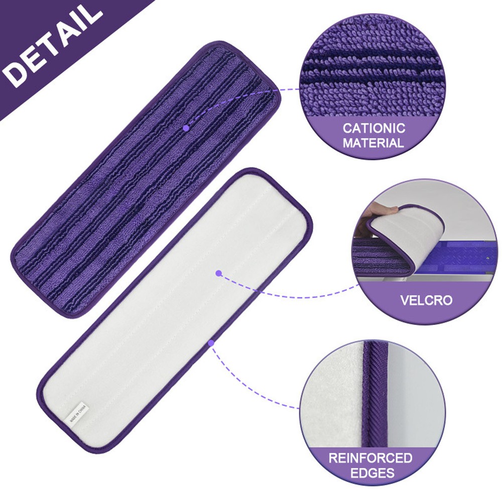 Cationic/Microfiber Material Cloth Accessories For Swiffer PowerMop Flat Mop