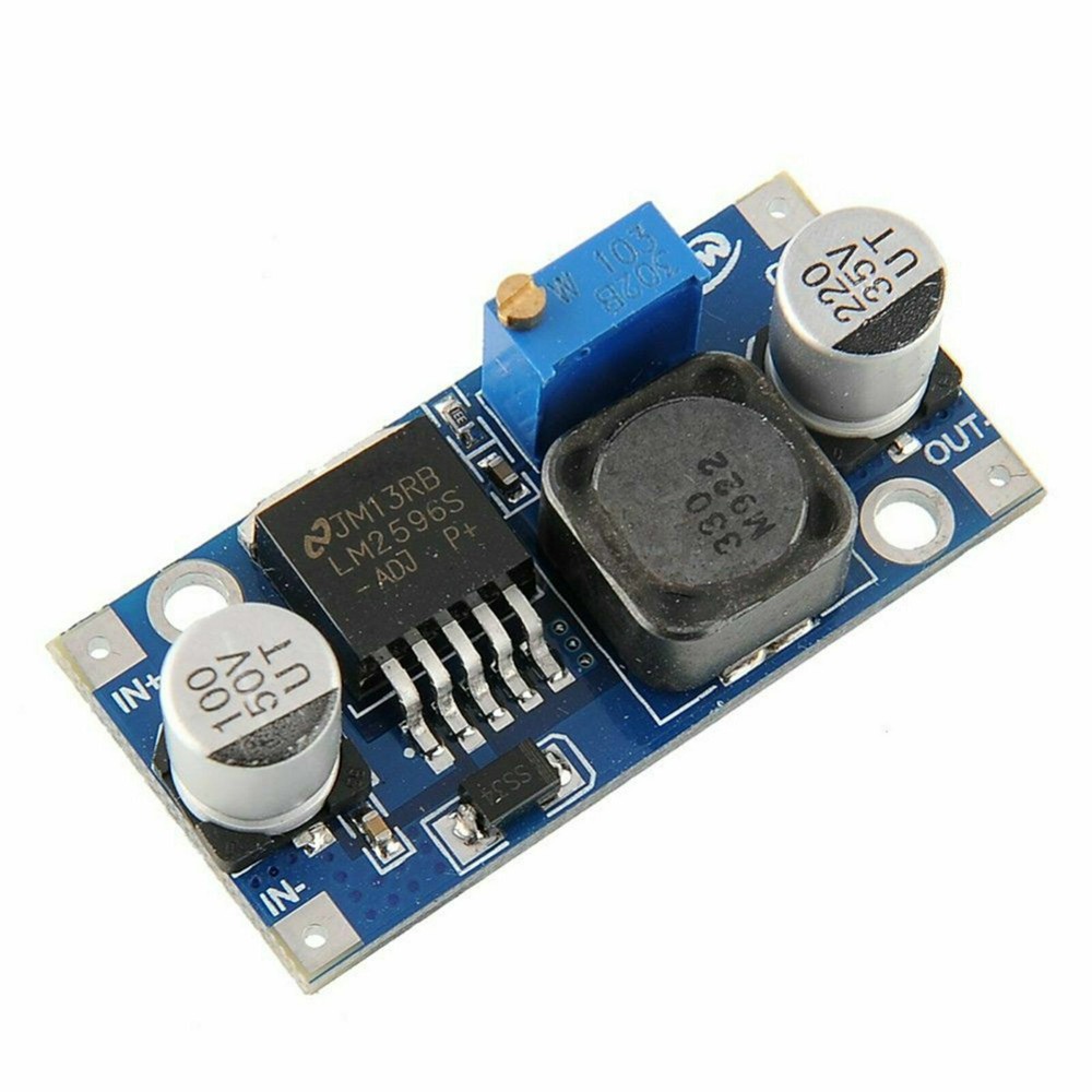 2PC LM2596 DC-DC buck adjustable step-down Power Supply Converter module