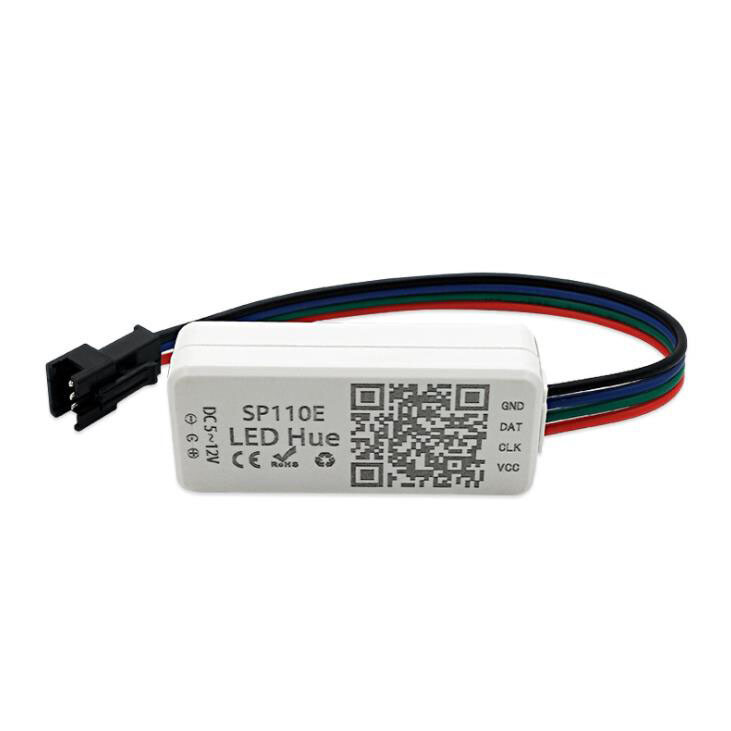 Bluetooth SP110E Controller App Control 1024 Pixels For WS2812B WS2811 LED Strip