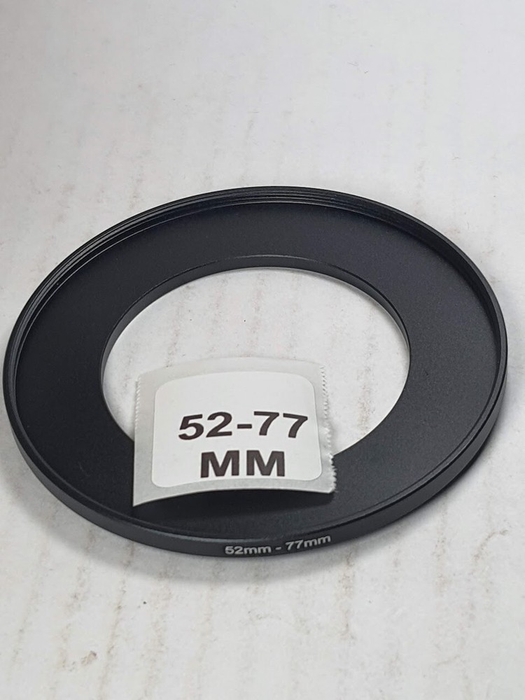 52-77mm Metal Step Up Lens Filter Converter Adapter Ring 52mm-77mm E-52-E-77