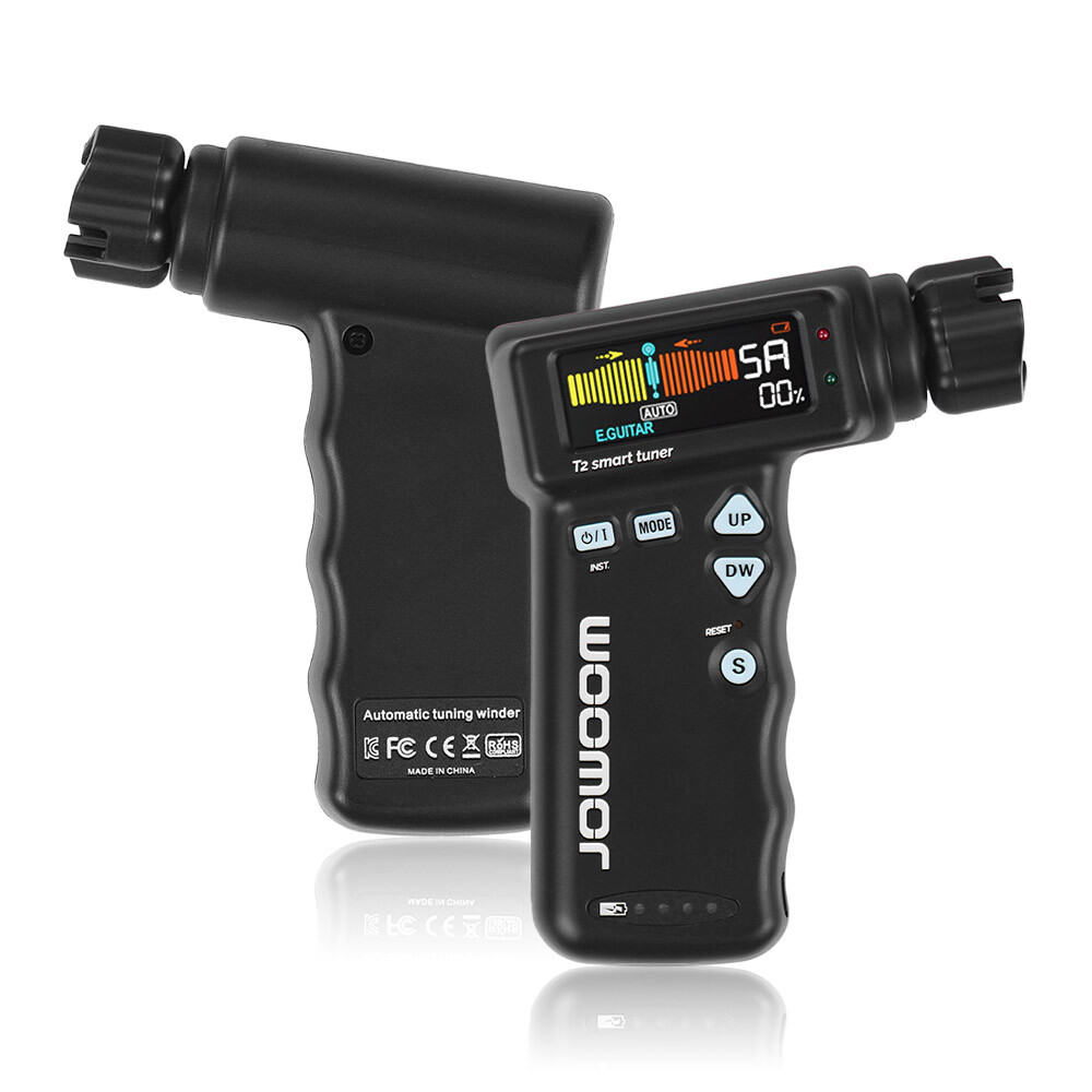 JOWOOM T2 Automatic Smart Tuner Peg String Winder 3 Tuning Modes Rechargeable