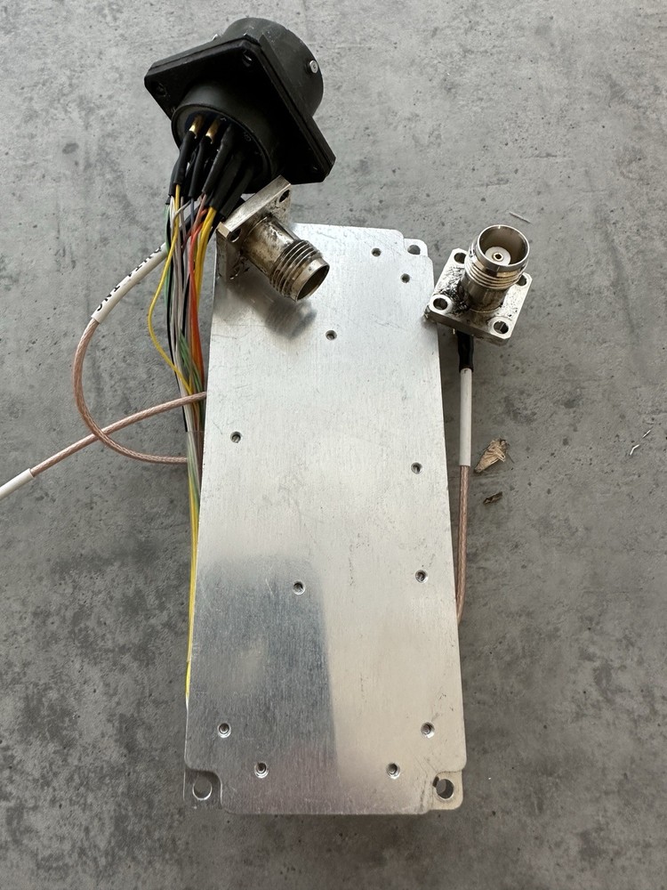 Military 7-channel high frequency (microwave/RF) distribution module.