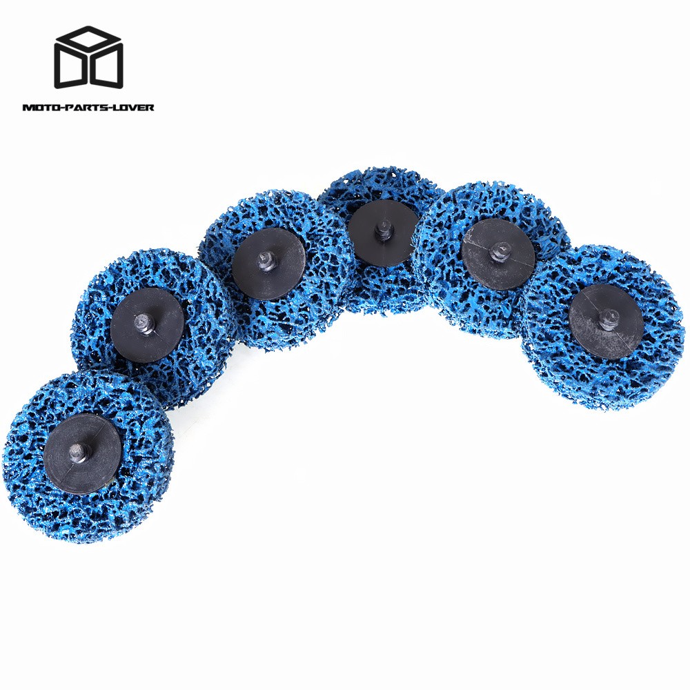 25 Pack 3 Inch Quick Change Easy Strip & Clean Discs For Paint Rust Blue