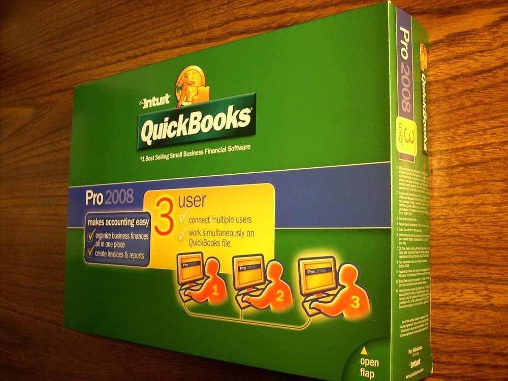 Quickbooks Pro 2008 (3-User)(Windows)