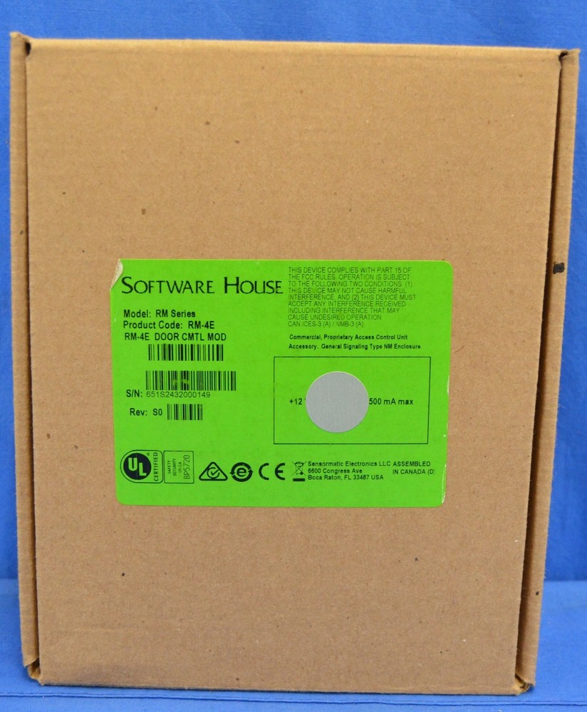 Software House RM-4E - RM-4E Door CMTL MOD