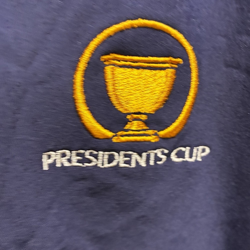 Zero Restriction Presidents Cup Jacket US Team Large Navy Blue Full Zip
