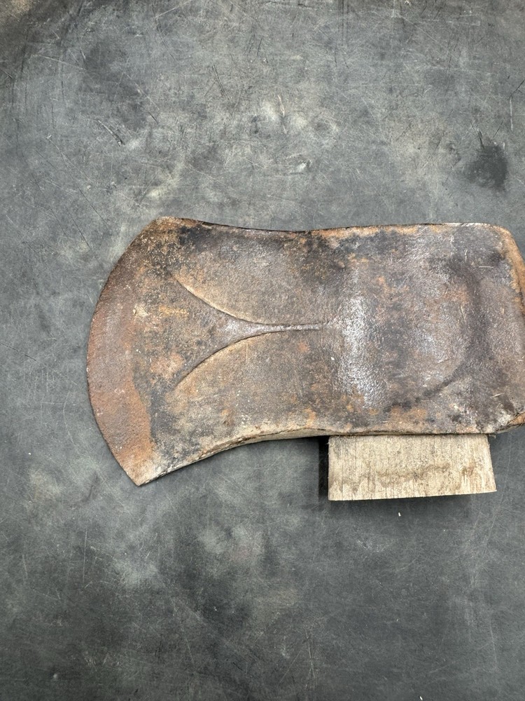 Vintage Phantom Bevel Single Bit Axe Head Unmarked