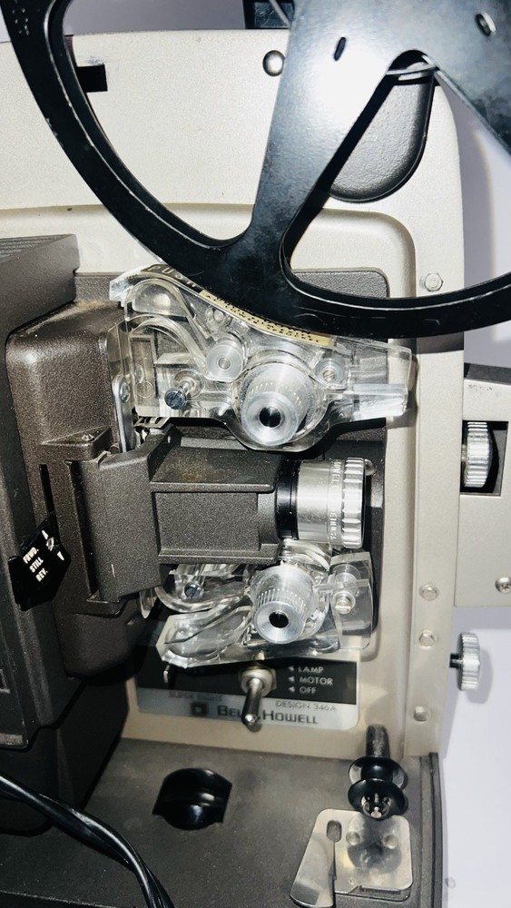 Bell & Howell Super Eight Design 346A Autoload Film Projector Tested Powers On