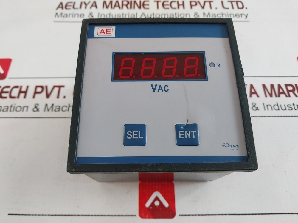 Automatic electric digital ac voltmeter 0-500.0 vac