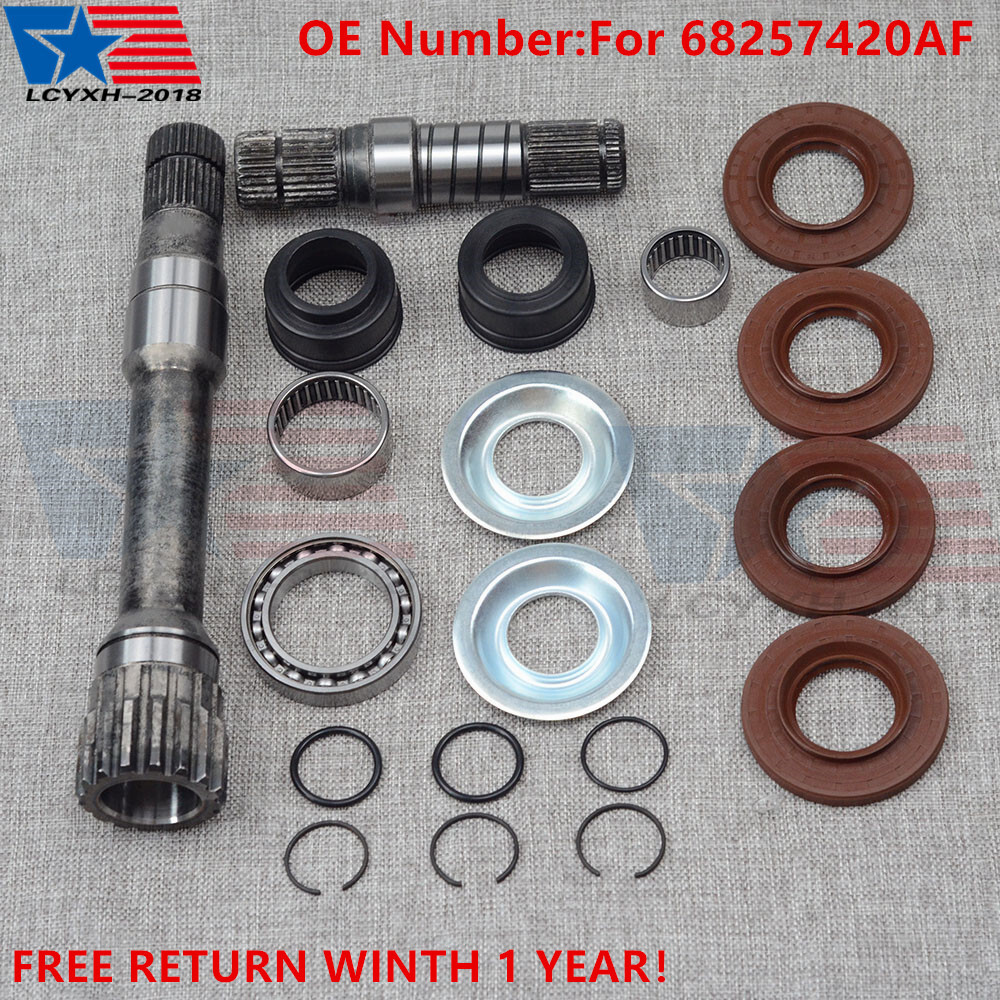 Front Right CV Axle Intermediate Shaft Inner Shaft Kit for Ram 1500 2012-22 Dode
