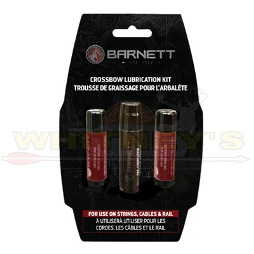 Barnett Rail and Lubewax Combo Pack - Black/Red - BAR20002