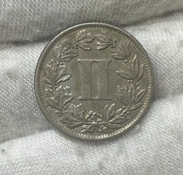 1883 Mexico 2 Centavos Coin