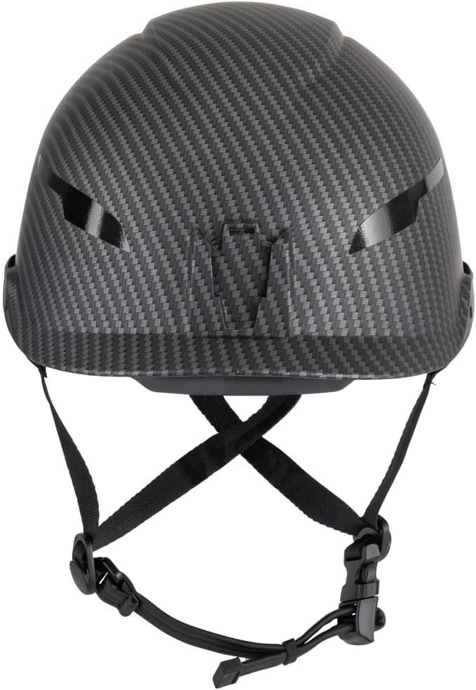 KARBN Pattern Safety Helmet with Rechargeable Lamp - Class E Protection