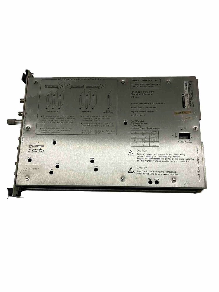HP 75000 Series 90 HP E1663A Sonet/SDH Electrical Interface