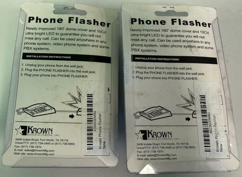 LOT 2) Krown KMPF Phone Flasher - Krown Strobe Visual 🔥
