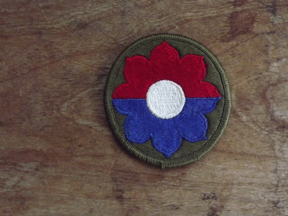 9th Infantry Division Patch, Merrowed Edge - INV# C1020