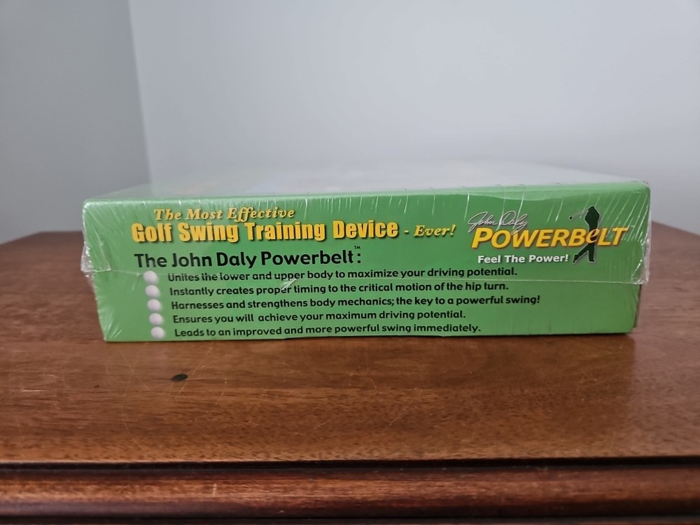 JOHN DALY POWERBELT GOLF SWING TRAINING DEVICE WITH DVD NEW