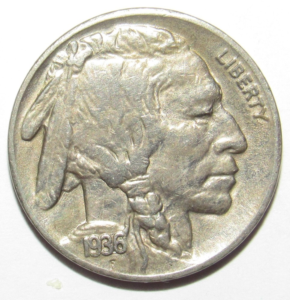1936 S Buffalo Nickel AU (M101)