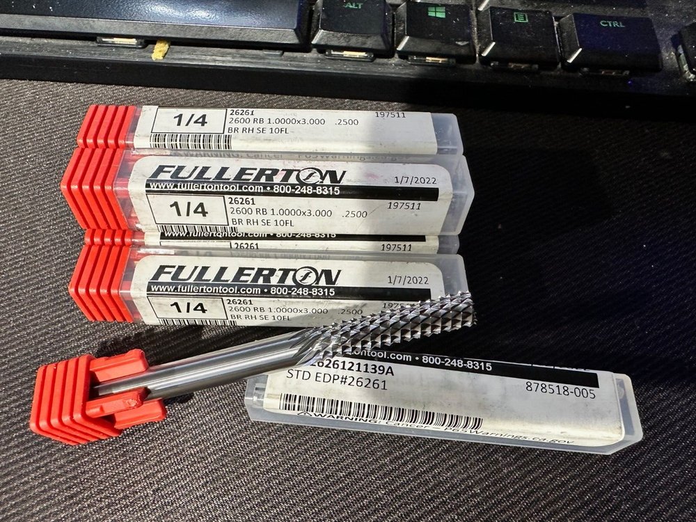 ROUTER BIT 1/4" FULLERTON MODEL 26261