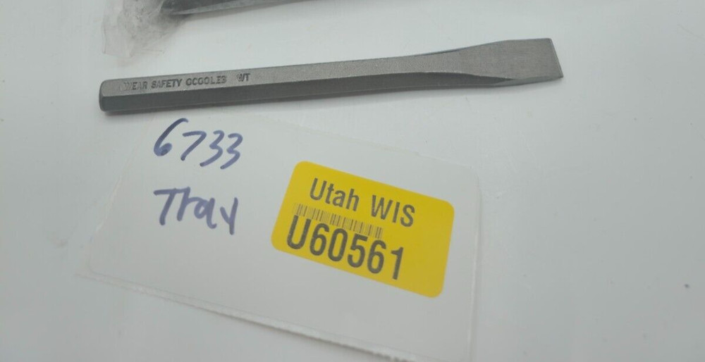 4 Pack Wilde Tool CC1632.NP Cold Chisel, 1/2 in Tip, 6 in OAL, HCS Blade