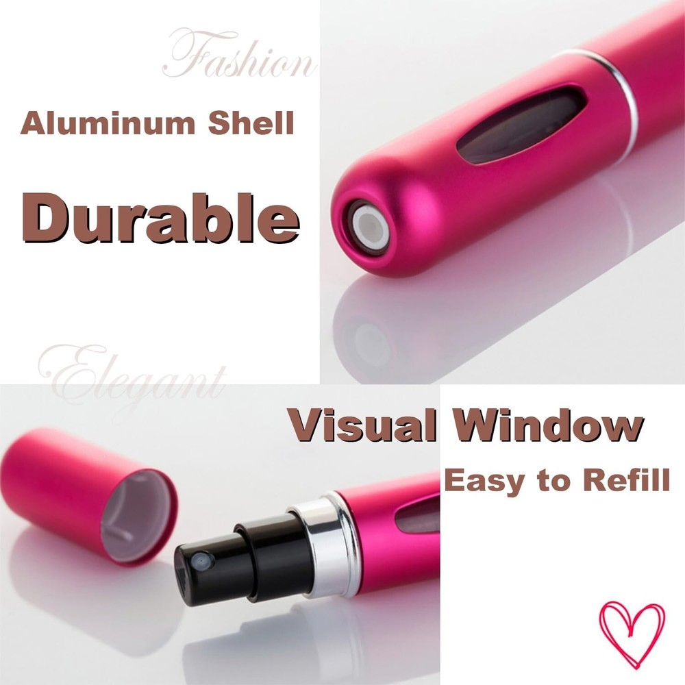 Travel Mini Perfume Refillable Atomizer Container, Portable , Travel Size , Scen