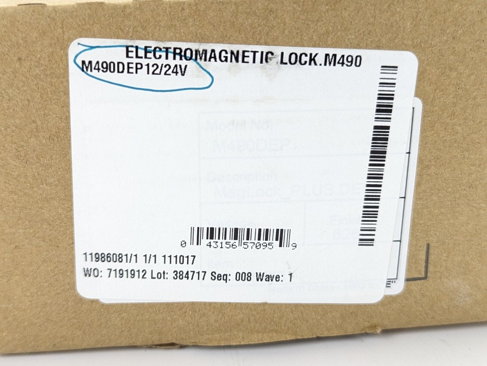 Schlage M490DEP Delayed Egress Locking System Electromagnetic *Open Box Item*