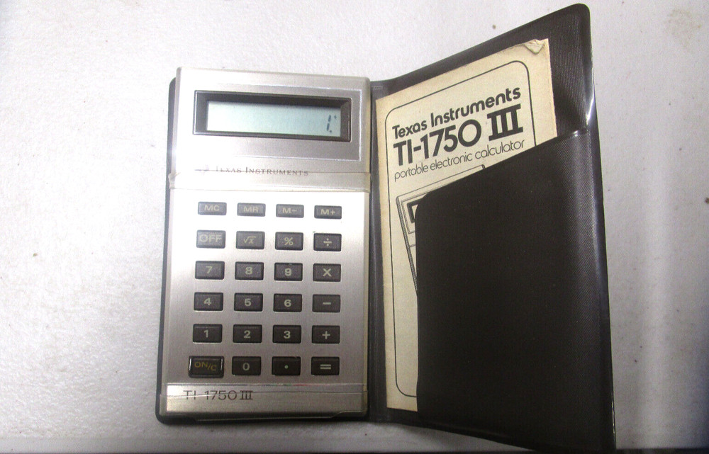 Texas Instruments TI-1750 III Protable Electronic Calculator