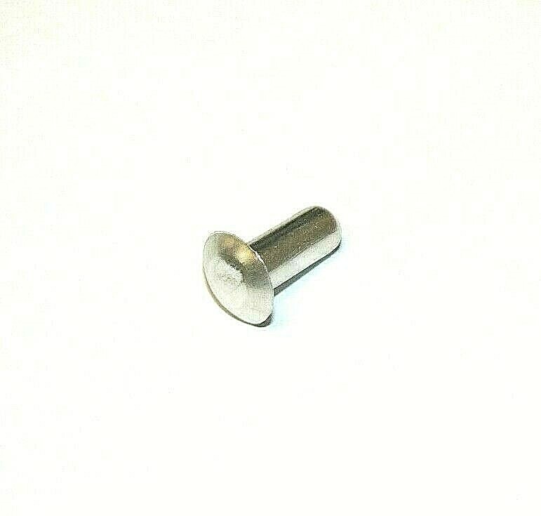 1/4" x 5/8" Mod. Brazier Head Solid Aluminum Rivet - 1100F -  (SOFT) - 50 Pcs.