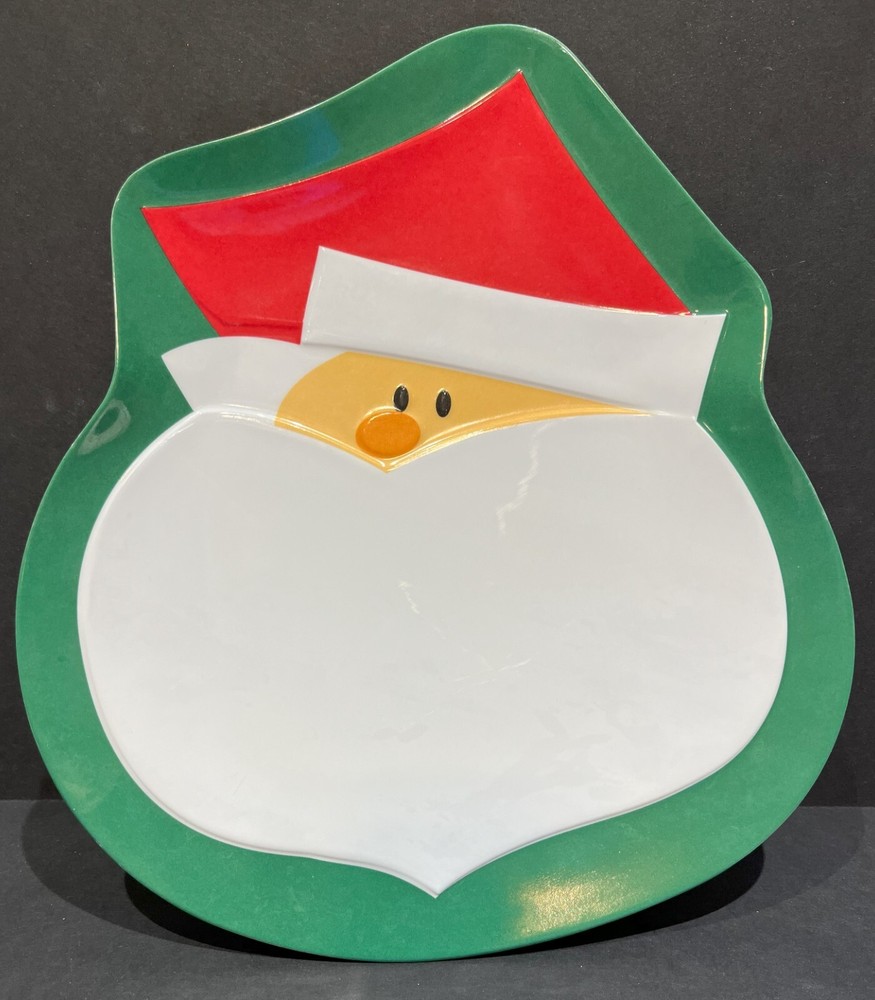 Vintage Santa Cookie Platter