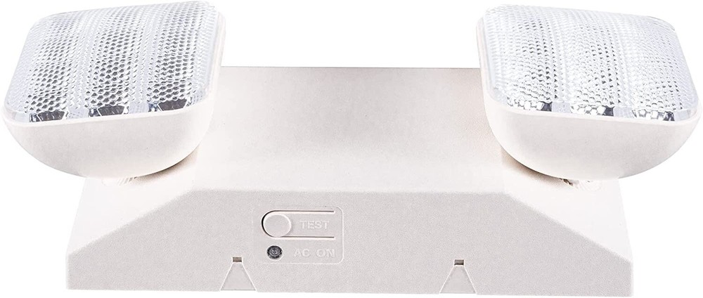 4 Pack LED Emergency Exit Light Adjustable 2 Head With Battery Back-up UL 924