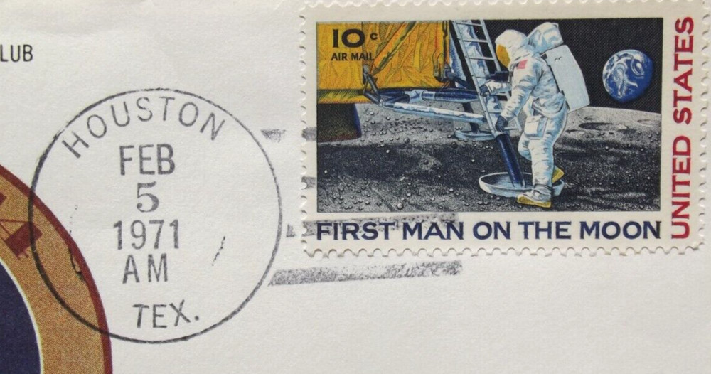 Apollo 14 Mission Crew Signed Cover Shepard, Roosa & Mitchell Authenticated