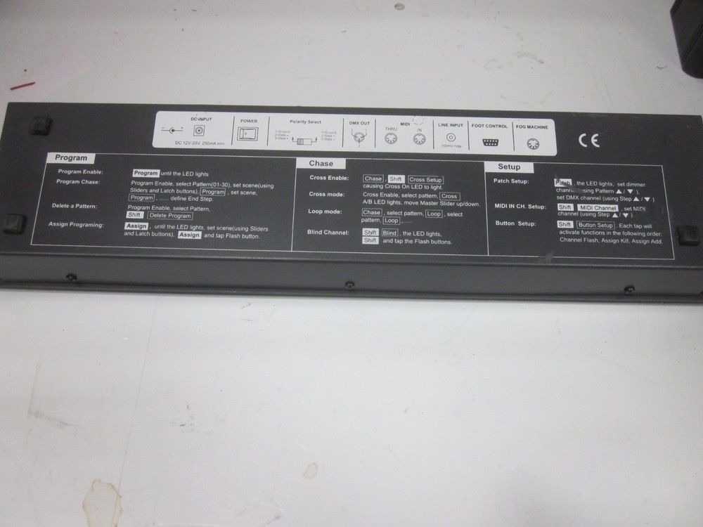 AMERICAN DJ LIGHTSTATION Universal DMX Lighting Controller -includes AC Adapter